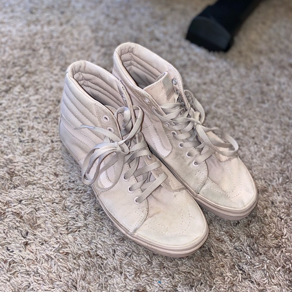 Pink Hi Top Vans